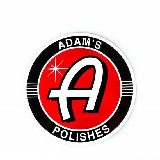 Adam's Polishes 8" Sticker & Bucket Label