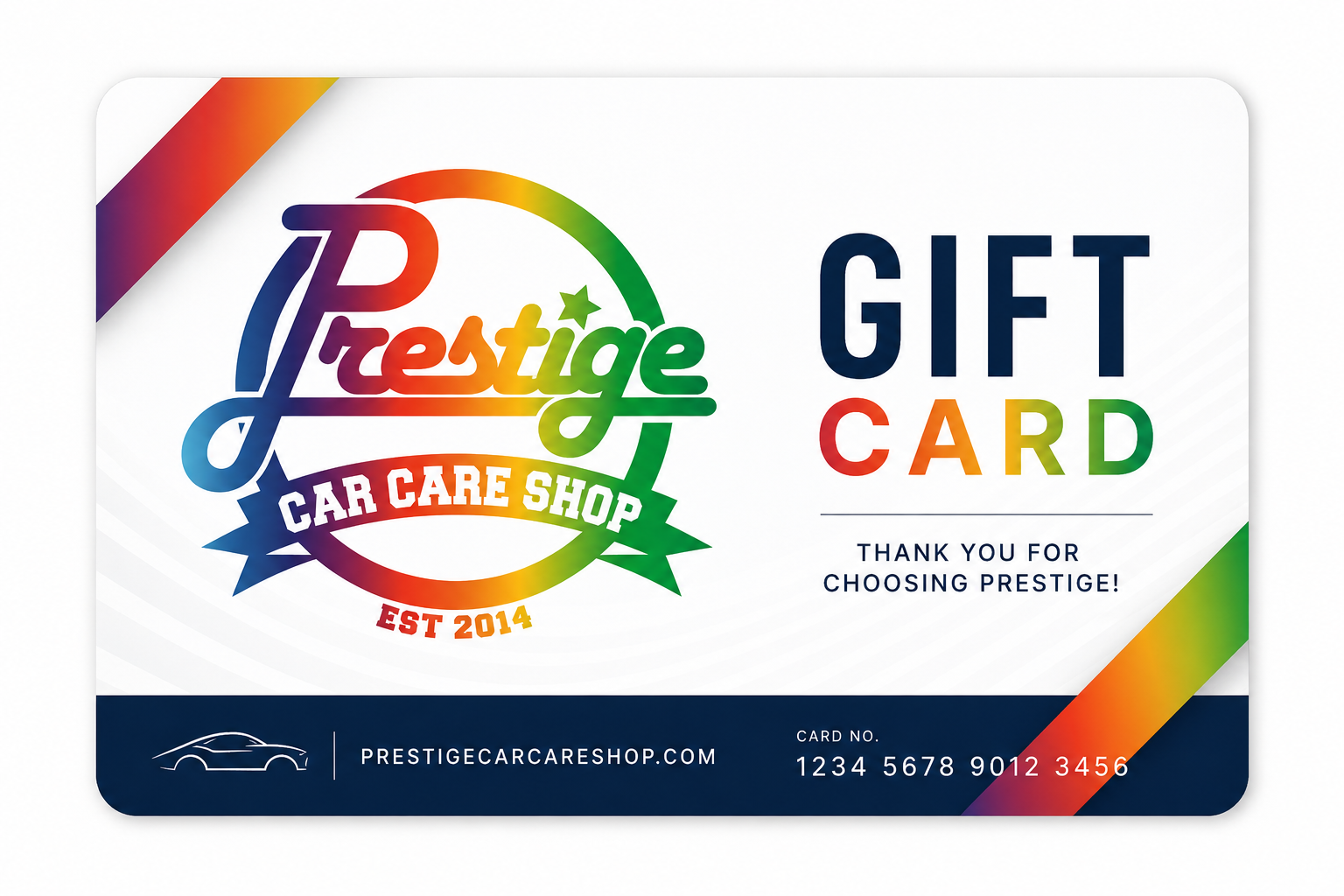Prestige Car Care Shop Gift Card