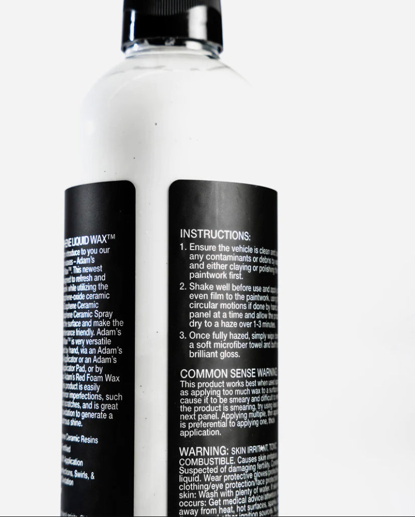 Adam's Graphene Liquid Wax – Prestige Car Care Shop