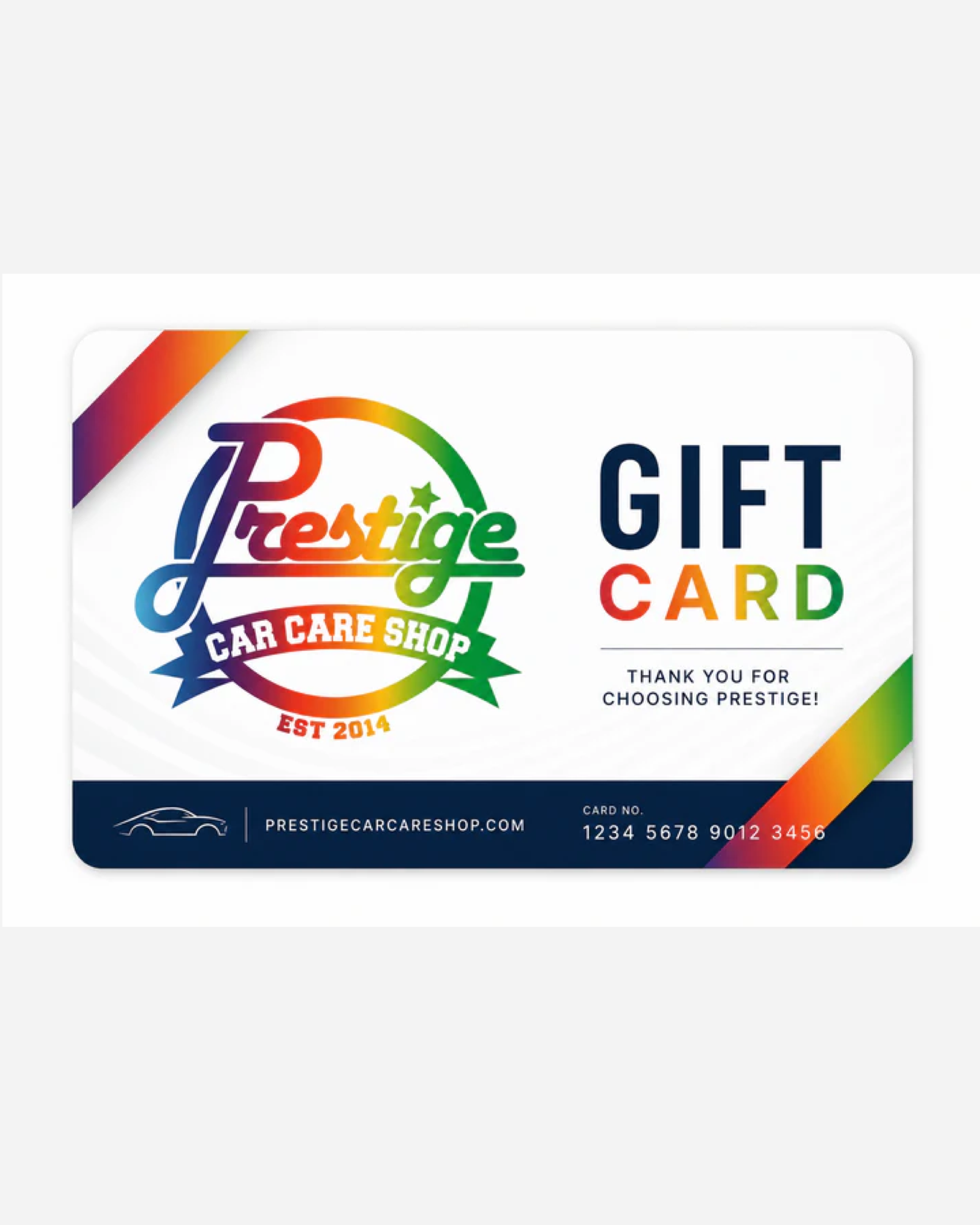 Prestige Car Care Shop Gift Card