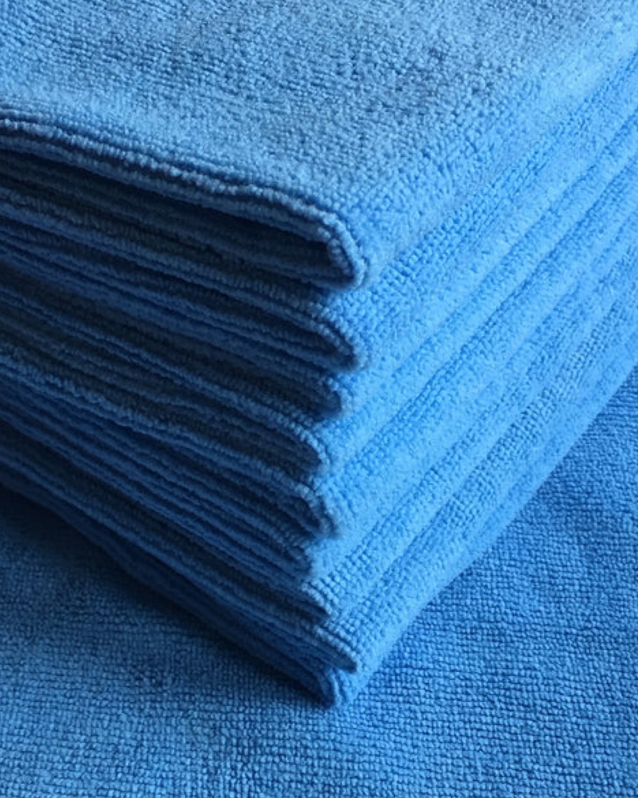 Light Blue Premium Microfiber Cloths (5 pack)