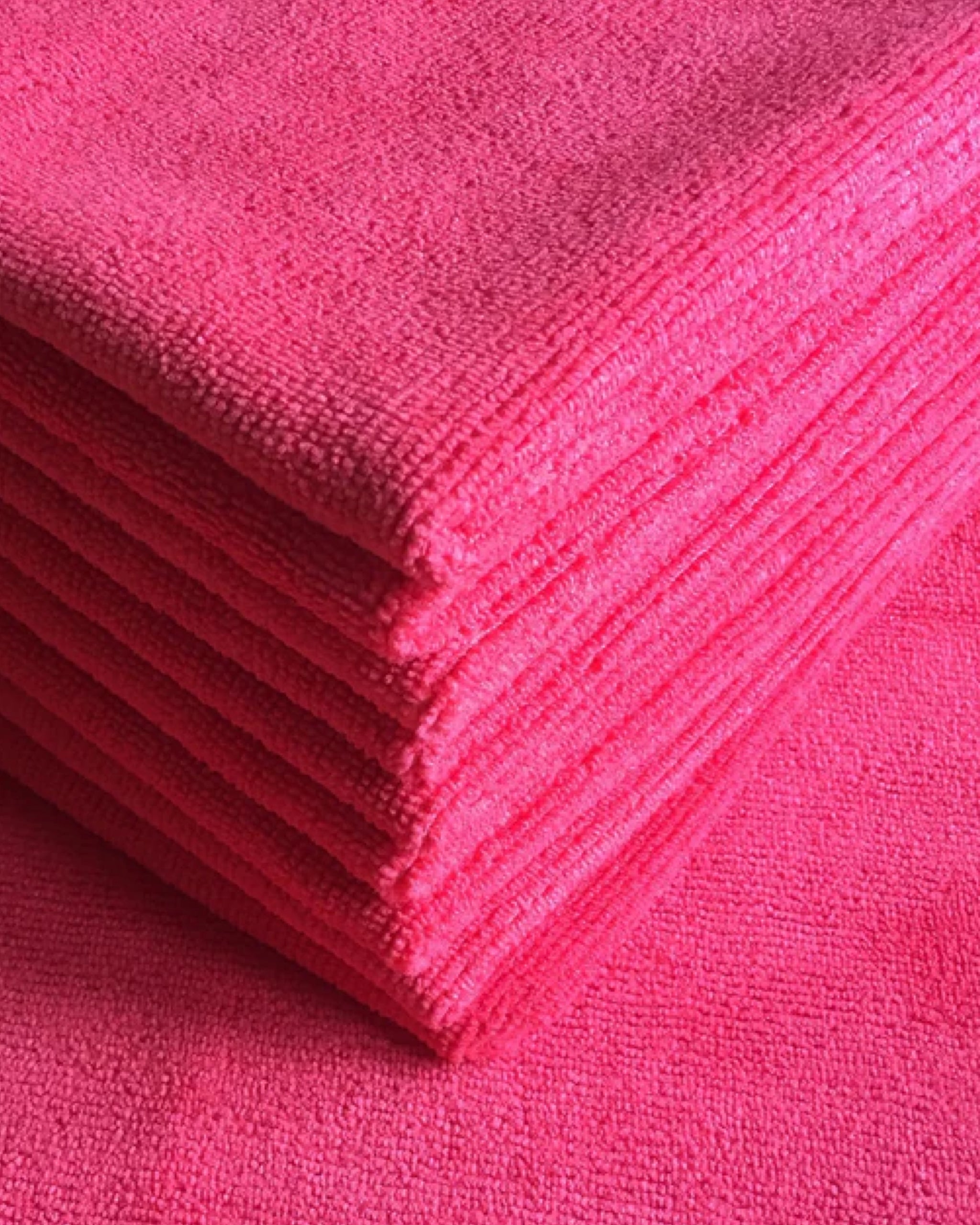 Red Premium Microfiber Cloths (5 pack)