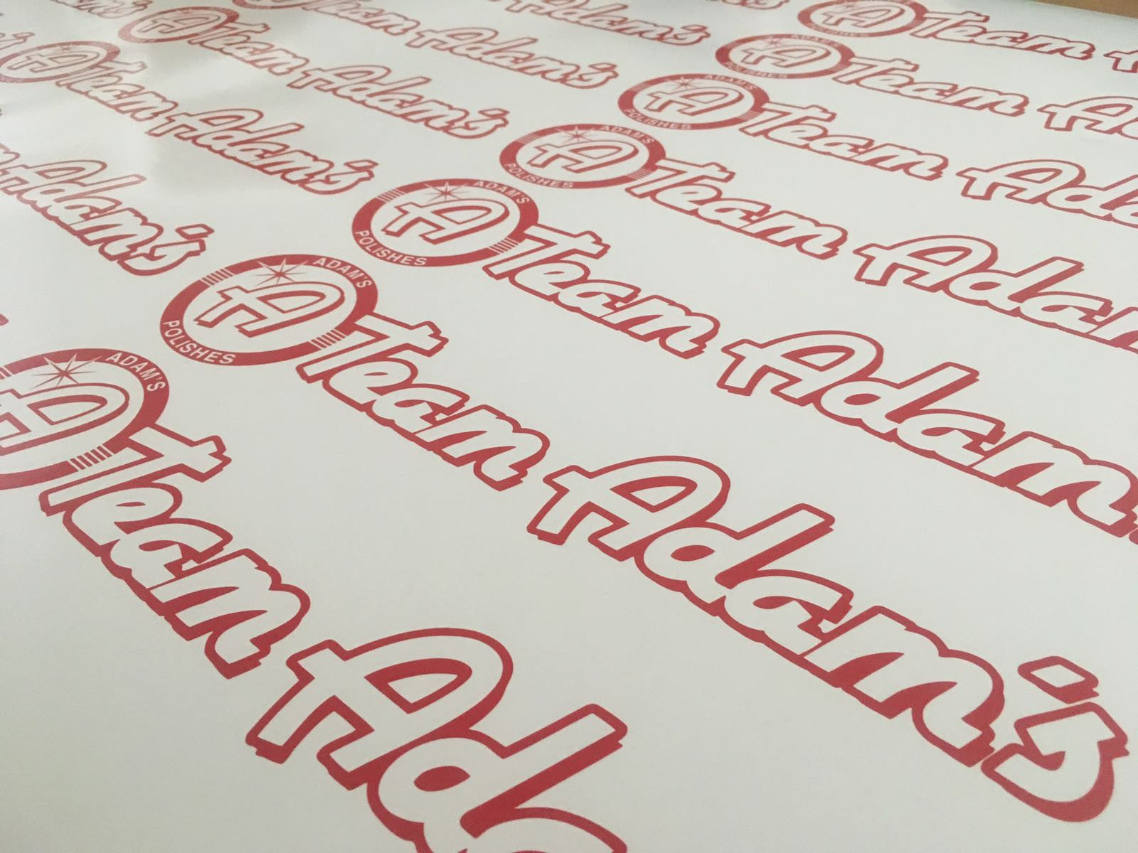 Team Adam’s 12" Vinyl Decals