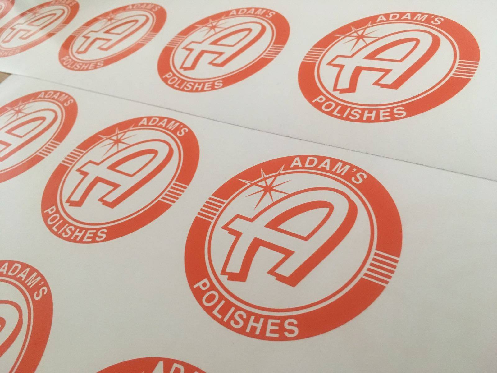 Adam's 3” Round Vinyl Decals