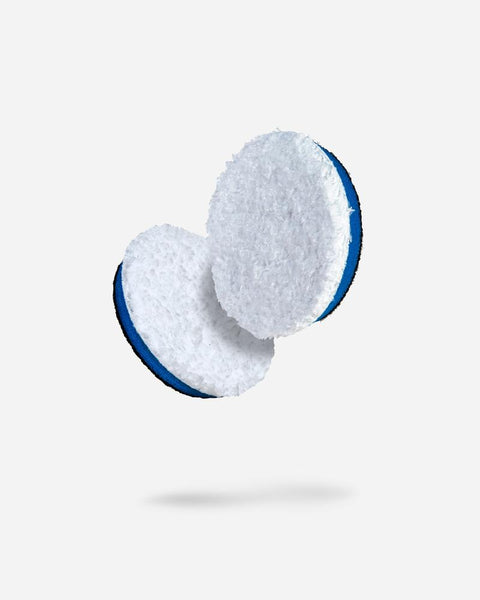 Adam's 4" Blue Microfiber Cutting Pads (2 Pack)