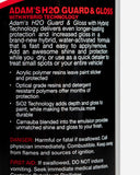 Adam's New H2O Guard & Gloss 2.0
