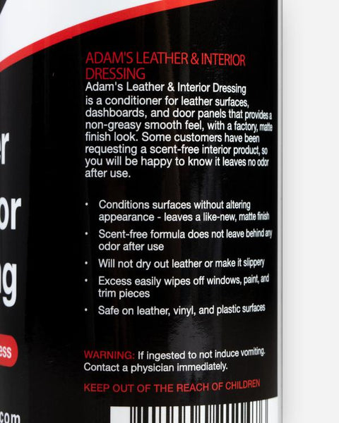 Adam's Leather & Interior Dressing