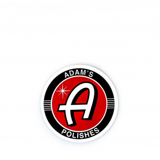 Adam's NEW Bright Red 3" Sticker