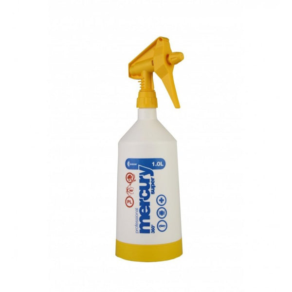 Kwazar Mercury Pro+ 1.0 litre Double-Action Trigger Spray Yellow